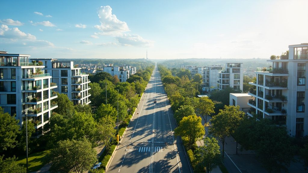 Appartement moderne avec vue sur la ville